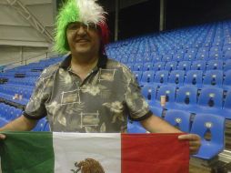 Jaime Núñez, orgulloso papá mexicano en los Juegos.  /