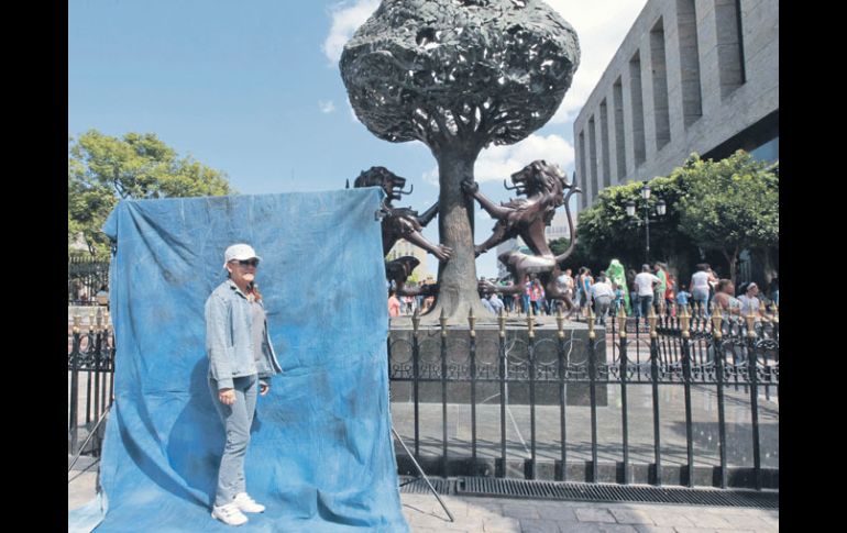 Cristina dice que falta restaurar inmuebles abandonados que manchan la imagen de la ciudad.  /