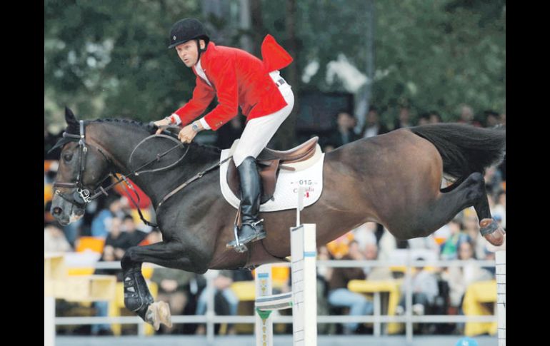 Eric Lamaze, de Canadá, parte como uno de los favoritos para imponerse en el Guadalajara Country Club. MEXSPORT  /