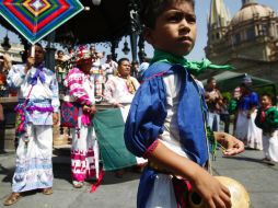 Representantes de la comunidad indígena de Jalisco. ARCHIVO  /