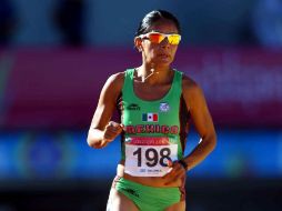 Marisol Romero durante la carrera de 10 mil metros. MEXSPORT  /