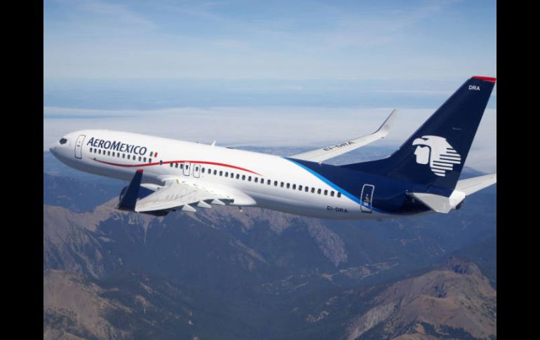 Aeroméxico destacó una ocupación de 80.8 %, que significa  el nivel más alto en la historia de la compañia. ARCHIVO  /