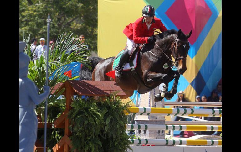 Michán terminó el día de ayer en la segunda posición individual.  /