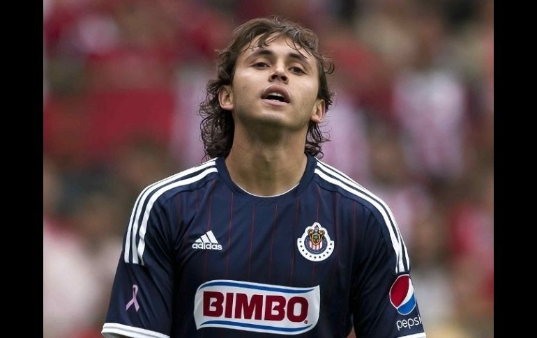 Omar Arellano durante el juego de Chivas ante Toluca, en la semana 12 del Apertura 2011. MEXSPORT  /