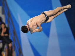 Una excelente ejecución final le permitió a Yahel Castillo coronarse en el clavado. AFP  /