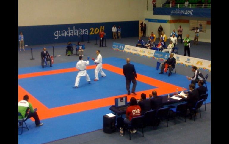 México y Canadá se enfrentan sobre el tatami panamericano.  /