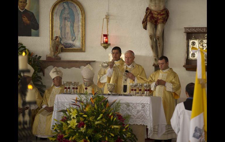 Las reliquias pasaron la noche en el Seminario Mayor Diocesano.  /