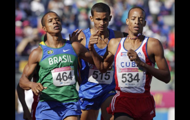 Los cubanos reafirman su superioridad en las pruebas atleticas. AFP  /