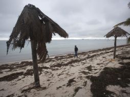 Segob explicó que se espera lluvias fuertes en el norte y oriente de Quintana Roo y oriente de Yucatán, así como leve oleaje. REUTERS  /