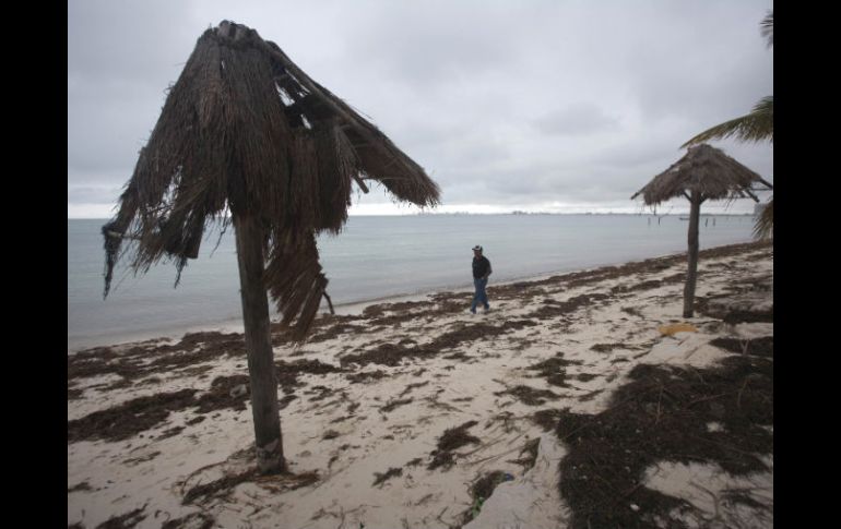 Segob explicó que se espera lluvias fuertes en el norte y oriente de Quintana Roo y oriente de Yucatán, así como leve oleaje. REUTERS  /