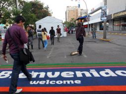 Los habitantes de la zona manifiestan su rechazo a los cierres de calles que promueve el Ayuntamiento. ARCHIVO  /