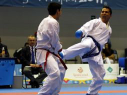 Durante el combate ninguno de los karatecas conectó punto alguno. MEXSPORT  /