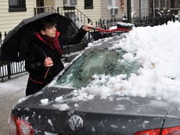 En ciudades como Boston se espera que la precipitación llegue a los ocho centímetros de nieve. EFE  /