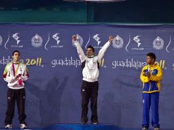 Los campeones panamericanos durante la ceremonia de premiación. MEXSPORT  /