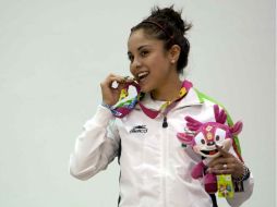 Paola Longoria se coronó como la reina del racquetbol. MEXSPORT  /