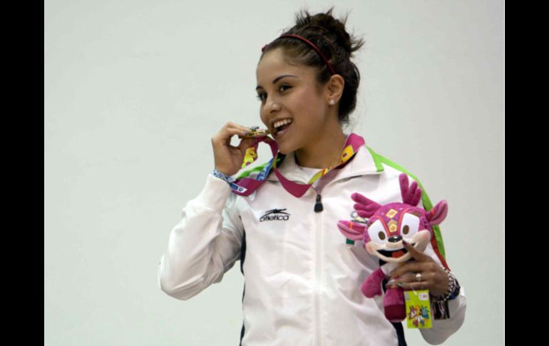 Paola Longoria se coronó como la reina del racquetbol. MEXSPORT  /