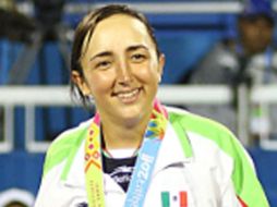 De la Peña durante noviembre participará como parte de los Borregos de Tenis del Tecnológico de Monterrey. MEXSPORT  /