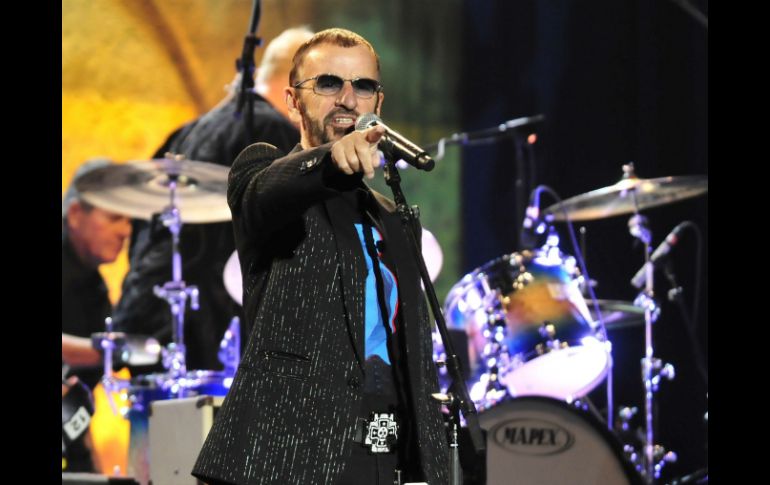 Ringo Starr llegó a la Ciudad de México para presentarse en el Auditorio Nacional. EFE  /