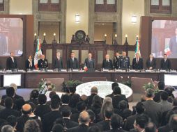 En la imagen, el Salón Tesorería de Palacio Nacional, sede del encuentro del Consejo de Seguridad. EL UNIVERSAL  /