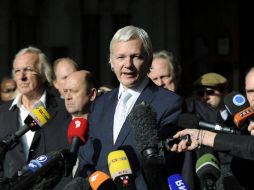 La defensa de Assange alega una extradición a Suecia sería 'injusta e ilegítima'. EFE  /