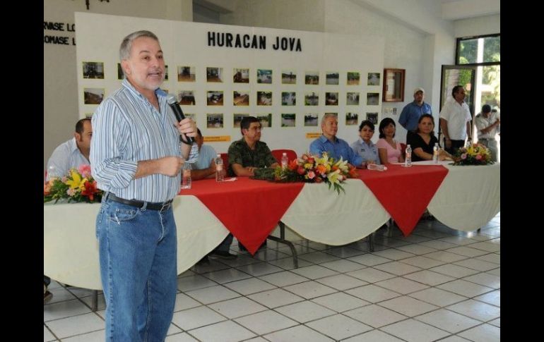 Emilio González, declaró que desconoce la fecha en la que se entregarán los recursos del Fonden. ESPECIAL  /