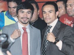 Manny Pacquiao y Juan Manuel Márquez chocarán el 12 de noviembre en Las Vegas. MEXSPORT  /