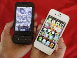 Los fallos de hardware son más comunes en los dispositivos Android que en el iPhone de Apple y en los BlackBerry. AP  /