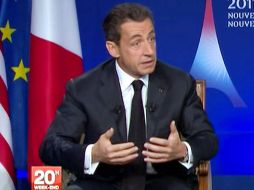 El presidente francés Nicolás Sarkozy dijo que estos bancos internacionales deberán ser vigilados y ser transparentes. AFP  /