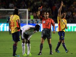 Monarcas durante el juego disputado con jaguares en la semana 17 del Torneo Apertura 2011. MEXSPORT  /