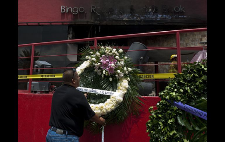 El ataque al casino royale en Monterrey dejón saldo de 52 muertos, el pasado 25 de agosto. ARCHIVO  /