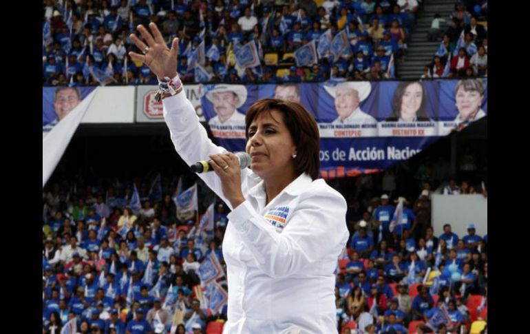 Luisa María Calderón, aspirante del PAN a la gubernatura de Michoacán. EL UNIVERSAL  /