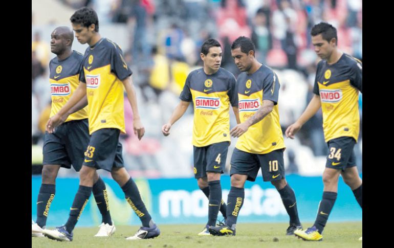 América tuvo uno de sus peores torneos en la historia y  terminó en el lugar 17 de la tabla general. MEXSPORT  /