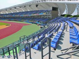 Vista del Estadio de Atletismo unos días antes de que se lllevaran a cabo los Juegos Panamericanos.  /