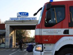 Los hechos ocurrieron poco antes del mediodía en la sede de la empresa Aircraft Industries. AFP  /