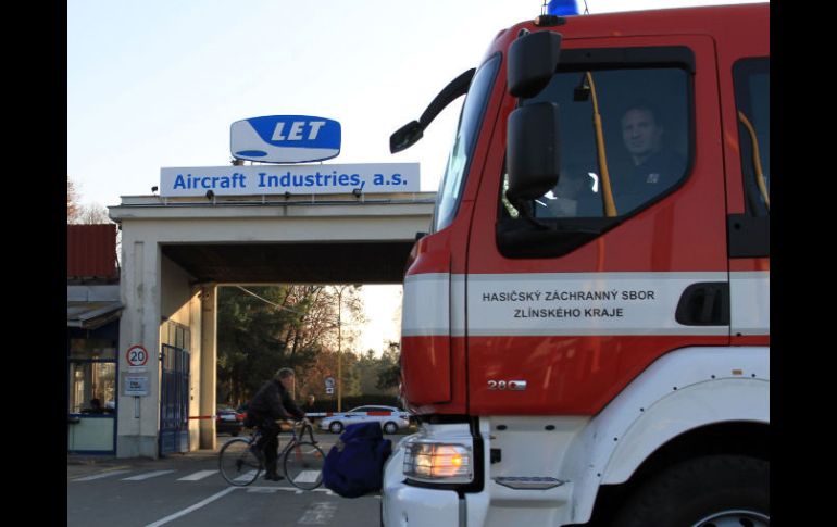 Los hechos ocurrieron poco antes del mediodía en la sede de la empresa Aircraft Industries. AFP  /