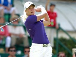 Suzann Pettersen de Noruega (foto) y Julie Inkster de Estados Unidos encabezan el torneo.  /