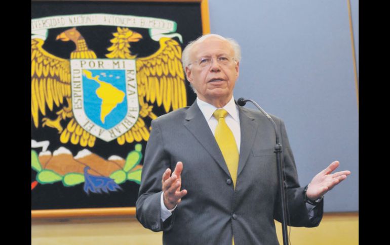 José Narro Robles es el quinto médico al frente de la UNAM desde su creación. EL UNIVERSAL  /