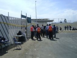 Las obras se hallaban justo en la entrada principal del puerto aéreo tapatío.  /