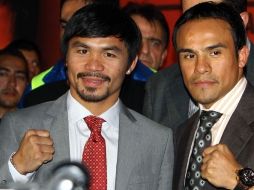 Pacquiao presenta 53 victorias, mientras Márquez tiene 52 trinunfos. MEXSPORT  /