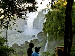 Fotografía de archivo del 23 de abril de 2008 del Parque Nacional Cataratas del Iguazú. EFE  /