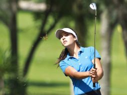 El gusto por el golf, hasta ahora, es lo que mueve a la joven golfista a dar resultados positivos en su juego, según comenta.  /