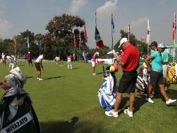 Desde temprana hora comenzó la actividad en el Guadalajaar Country Club.  /