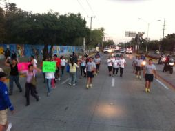 La Antorcha Parapanamericana que se dirige al Estadio de Atletismo. @Lausepulveda  /