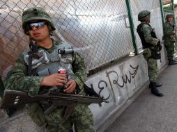 Los militares vigilarán que las elecciones en Michoacán se lleven a cabo en calma. NTX  /