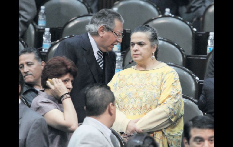 Aspecto de la sesión de ayer en la Cámara de Diputados. NTX  /