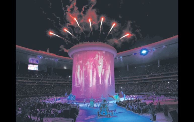 Aspecto de la ceremonia de clausura de los Juegos Panamericanos celebrada el pasado 30 de octubre en el Estadio Omnilife.  /