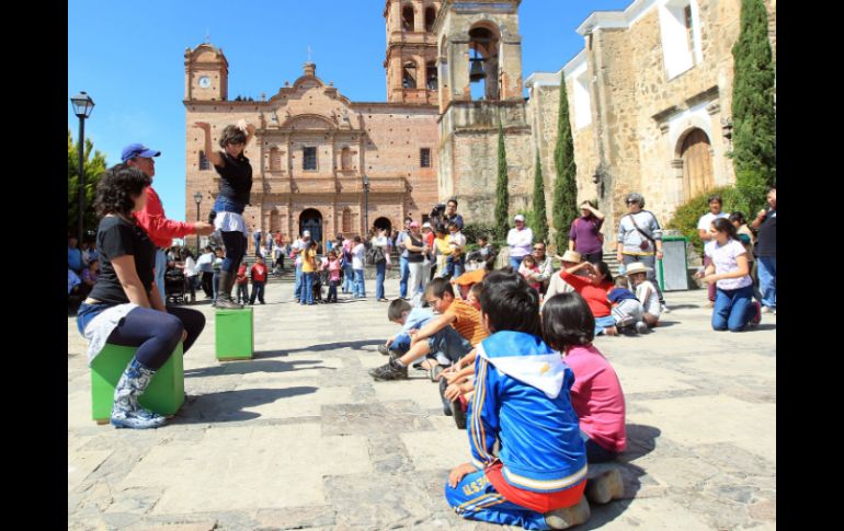 El Colectivo Citio cerró las actividades del Festival de la Luna en Tapalpa.  /