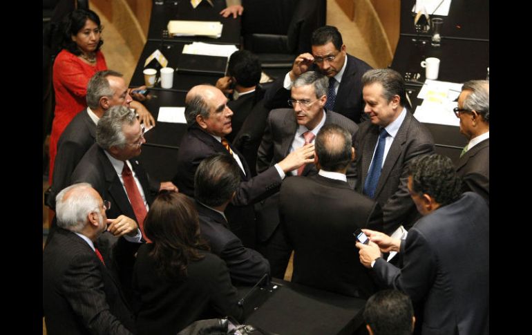 El próximo debate sobre el presupuesto federal 2012 se hará hasta que las comisiones tengan su dictamen. EL UNIVERSAL  /