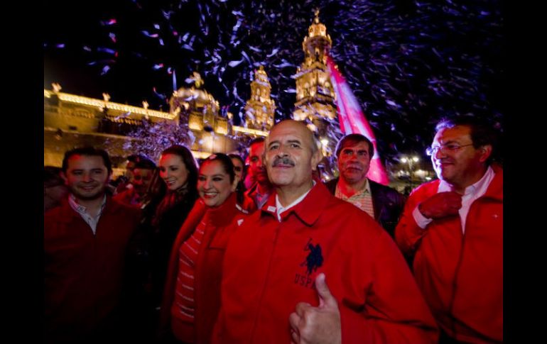 El priista Fausto Vallejo lleva la delantera en los resultados del PREP. AFP  /