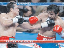 El cuarto agarrón entre Juan Manuel Márquez y Manny Pacquiao se realizaría en mayo de 2012. AP  /